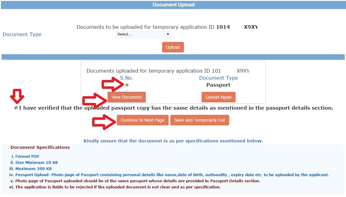  Загрузка паспорта. Образец заполнения анкеты на электронную визу в Индию